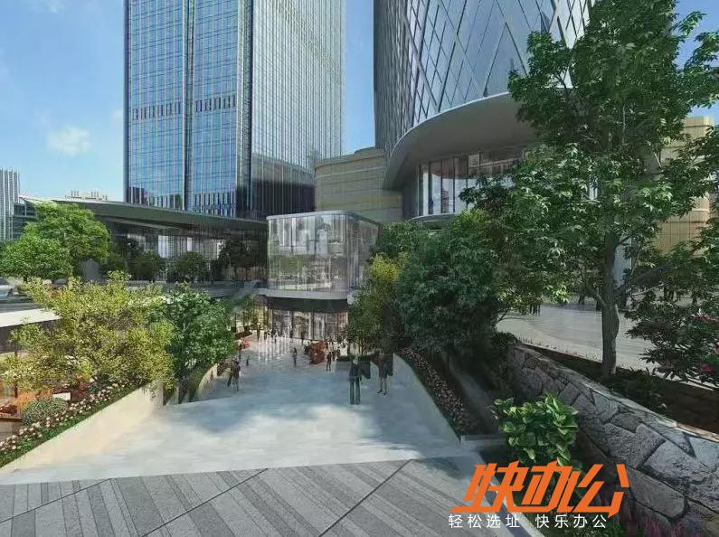 武汉恒隆广场甲级办公楼开始预租,2020年第二季将正式入驻_武汉快办公